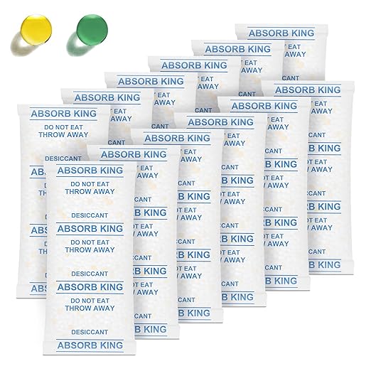 Silica Packets – 2 Gram 400 Packs Silica Gel Packets, Food Grade Desiccant Packs by ABSORBKING