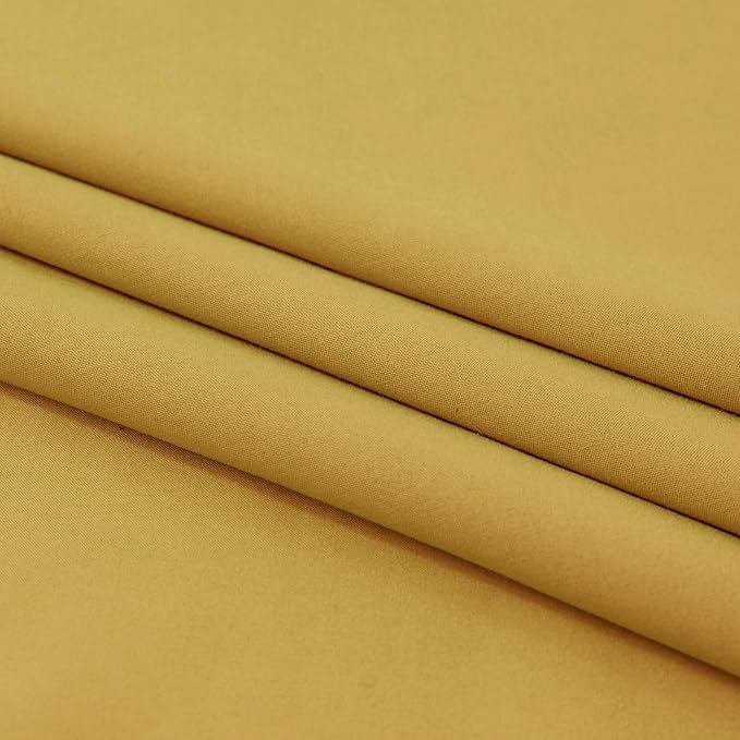 L.Z.E Gold Light Filtering Curtains - Image 7
