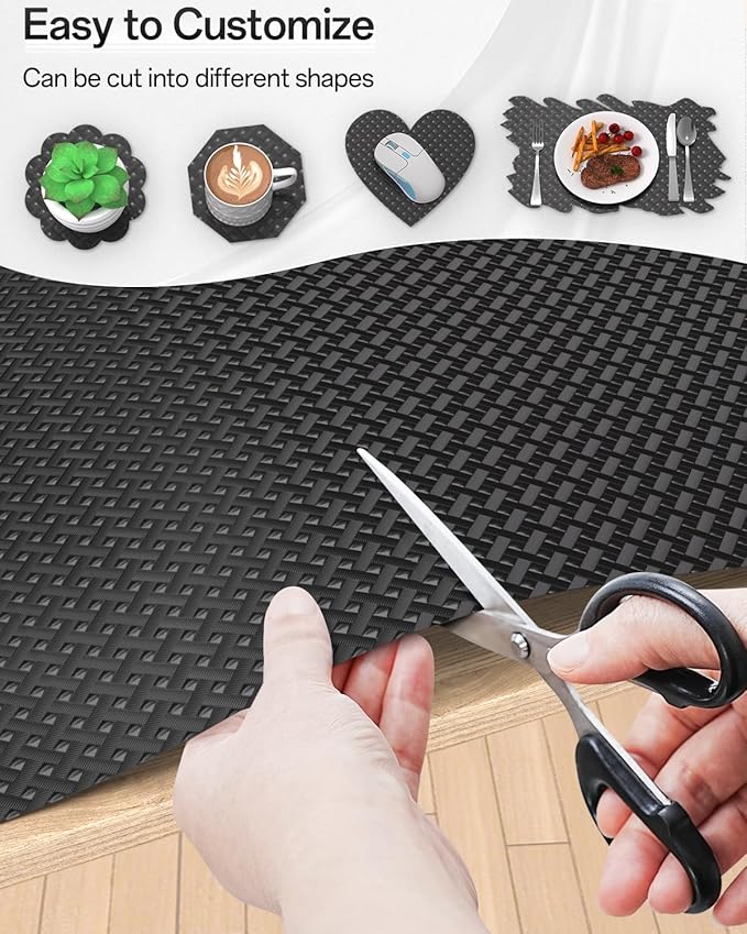Shelf and Drawer Liner for Kitchen Cabinet, Non-Adhesive 12in x 120in - Image 6