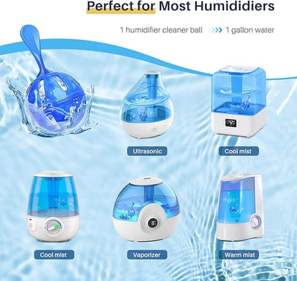 12 Pack Humidifier Cleaner, Humidifier Tank Cleaner Balls compatible - Image 2