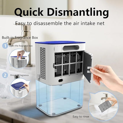 Dehumidifiers for Home, with 105 OZ Water Tank, Quiet Dehumidifier for Bedroom - Image 8