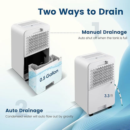 COSTWAY 2500 Sq. Ft Dehumidifier - Image 7