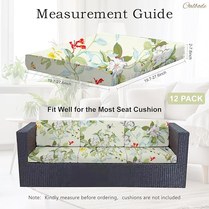 12 Pcs Stretch Sofa Cushion Cover - Image 2
