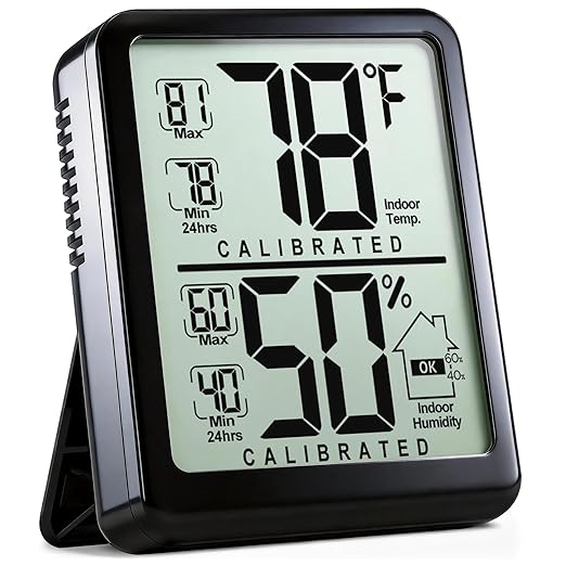 Antonki Room Thermometer, Digital Small Hygrometer Indoor Thermometer Humidity by Antonki