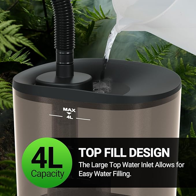 REPTI ZOO 4L Reptile Fogger Mister, Reptile Humidifier - Image 6