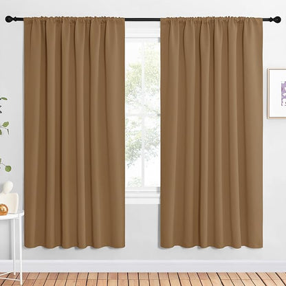 NICETOWN Bedroom Window Curtain Panels, 2 Panels, 62 in x 72 in, Window by NICETOWN