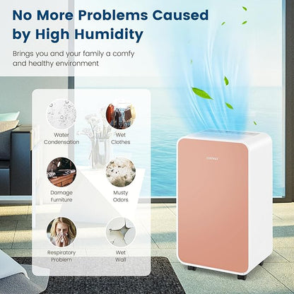 COSTWAY 2500 Sq. Ft Dehumidifier - Image 2