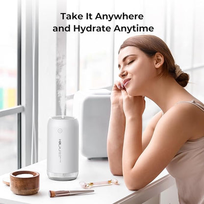 Portable Mini Humidifier, KQLKJ 350ml Small Cool Mist Humidifiers, USB Personal - Image 7