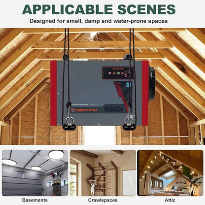 Hanging Kit for Dehumidifiers in Crawl Spaces & Basements | Heavy-Duty Metal - Image 3