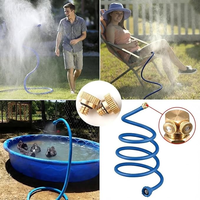 32 Pack- Brass Misting Nozzles For Outdoor Cooling System, 0.012” Orifice 10/24 - Image 6