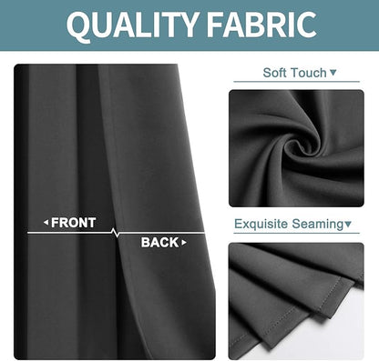 ChrisDowa Blackout Curtains 48 inches Long - Image 3