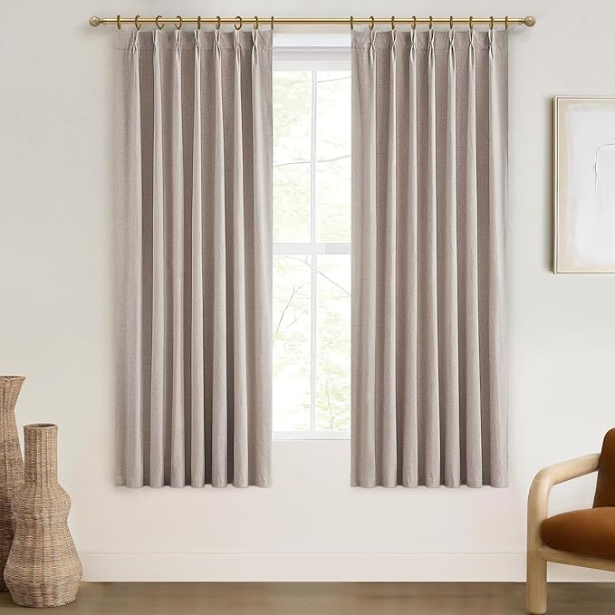 Black Out Curtains 72 Inch Long by QJMYDECO