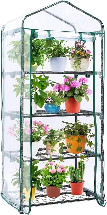Mini Greenhouse for Outdoors Indoor: Ohuhu Small Green House by Ohuhu
