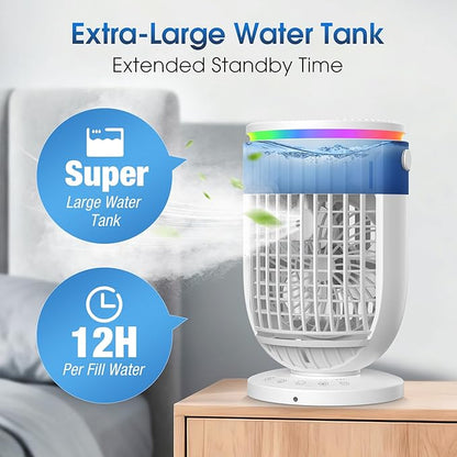 Humidifiers for Bedroom, with Large Tank, Ultra-Quiet Supersized Cool Mist Air - Image 4