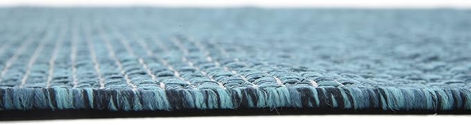 Unique Loom Collection Casual Transitional Solid Heathered Indoor/Outdoor - Image 10