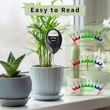 Extended Long Probe Soil Moisture Meter, 2 Pack Plant Water Meter Soil Meter - Image 3