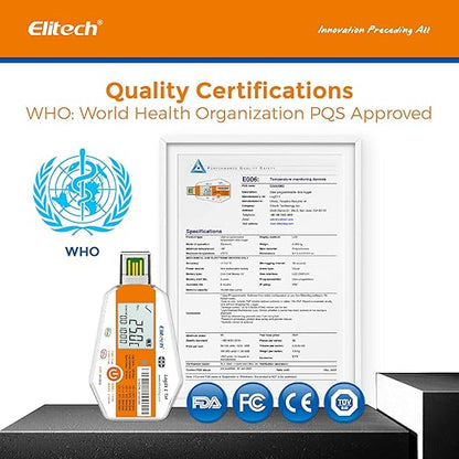 Elitech WHO PQS Certificated Temperature Humidity Data Logger - Image 2