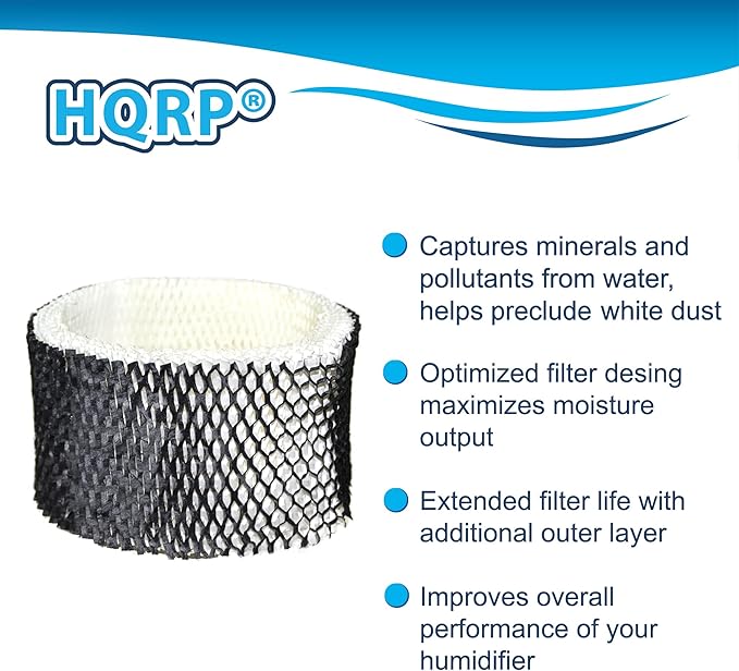 HQRP 2-Pack Wick Filter for White Westinghouse WWHM1230, WWHM1600 Humidifiers - Image 2