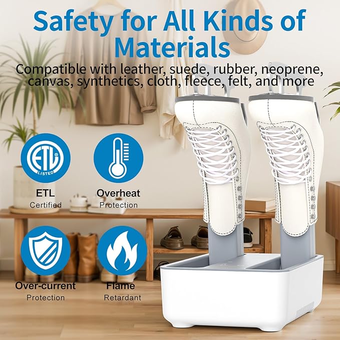 Boot Dryer Shoe Dryer for Work Boots Sneakers and Gloves, - Image 4
