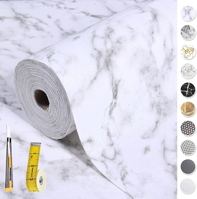 Drawer and Shelf Liner for Kitchen Cabinet: 17.3 in X 39.37Ft Non Slip by Kimhan