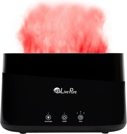 LP300HUM LivePure Aqua Flame Ultrasonic Humidifier- Vibration Technology - Image 9
