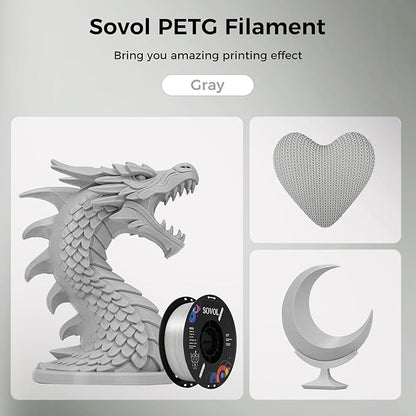 Sovol 3D Printer PETG Filament 1.75mm 1KG, High Precision, Strong Toughness - Image 3