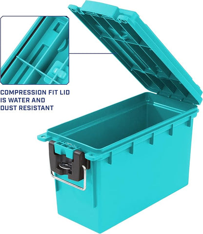 Sheffield 12633 Ammo Storage Box, Stackable .30 Cal Field Boxes, Water and Dust - Image 4