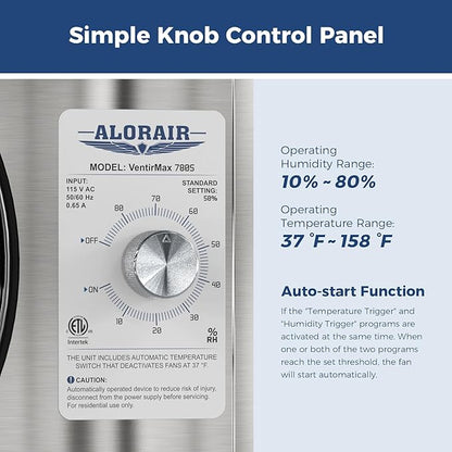 ALORAIR 780CFM Crawlspace Ventilation Fan - Image 4