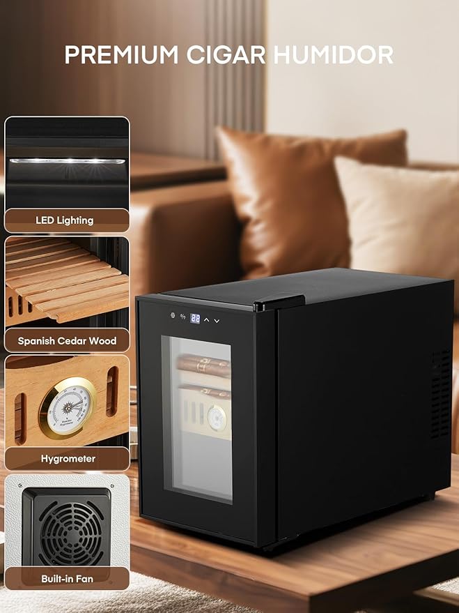 FOHERE Cigar Humidor Electric 18L - Image 8