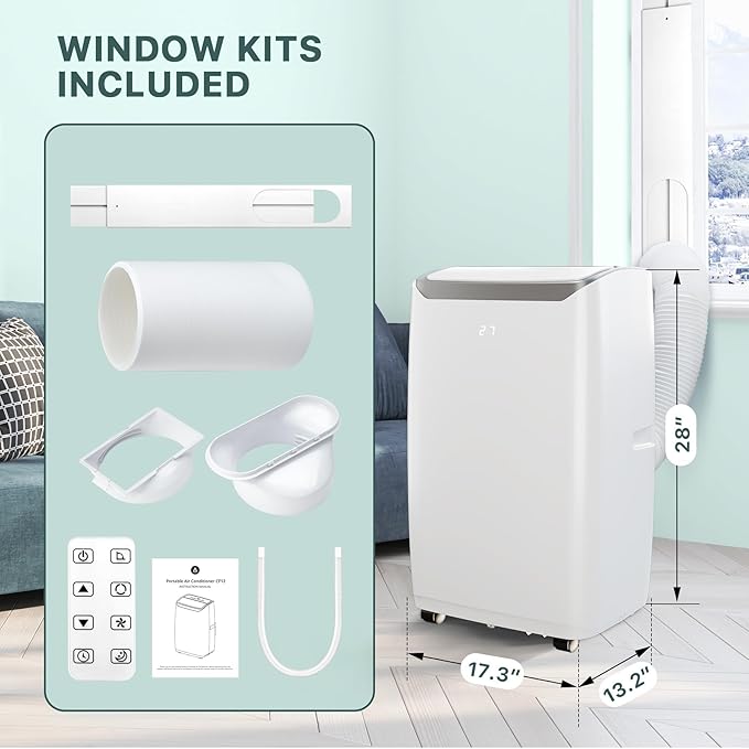 Quiet 12000 BTU Air Conditioner Portable - Image 2