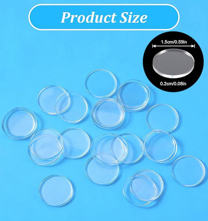 100Pcs Glass Table Top Anti Slip Pads, Anti Slip Silicone Dots Pads - Image 2
