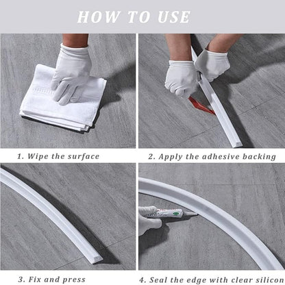 Shower Dam Self Adhesive, Shower Water Blocker - Image 5