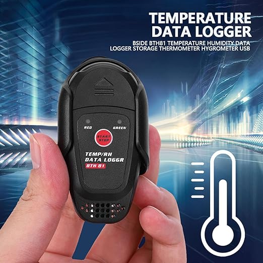 BSIDE BTH81 Digital Thermometer Hygrometer USB Temperature Humidity Data Logger - Image 6