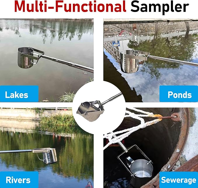 Water Sample Collection Pole Pvc, Vertical Swing Telescopic Water Sampling Rod - Image 9