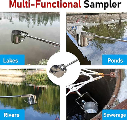 Water Sample Collection Pole Pvc, Vertical Swing Telescopic Water Sampling Rod - Image 9