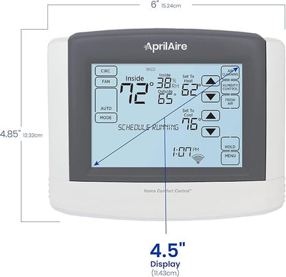 AprilAire 8910W Wi-Fi Programmable Touchscreen Thermostat - Image 8