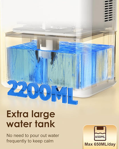Dehumidifier, 75 OZ Quiet Dehumidifier - Image 3