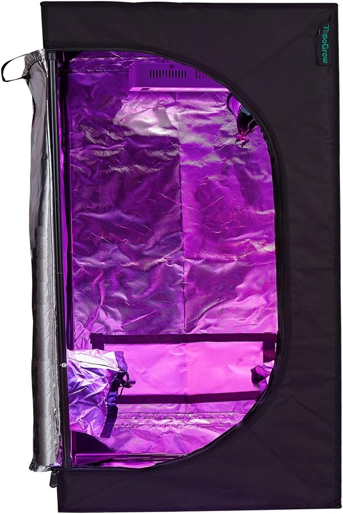 Hydroponic 24"X24"X48" Indoor Grow Tent Kit W/Analog Timer+Humidity - Image 2