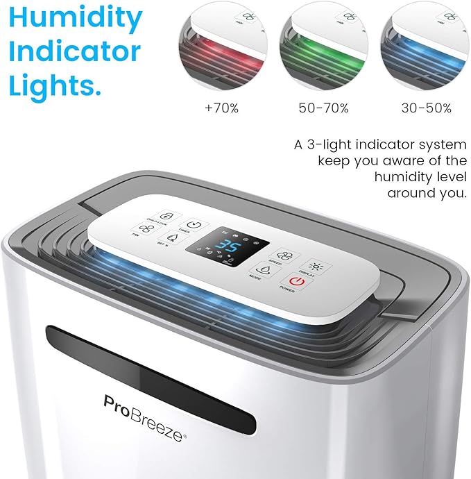 Pro Breeze 50 Pint Dehumidifier - Image 9