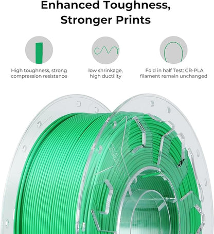 Creality PLA Filament 1.75mm Black, 3D Printer Filament 1kg Spool, High - Image 2