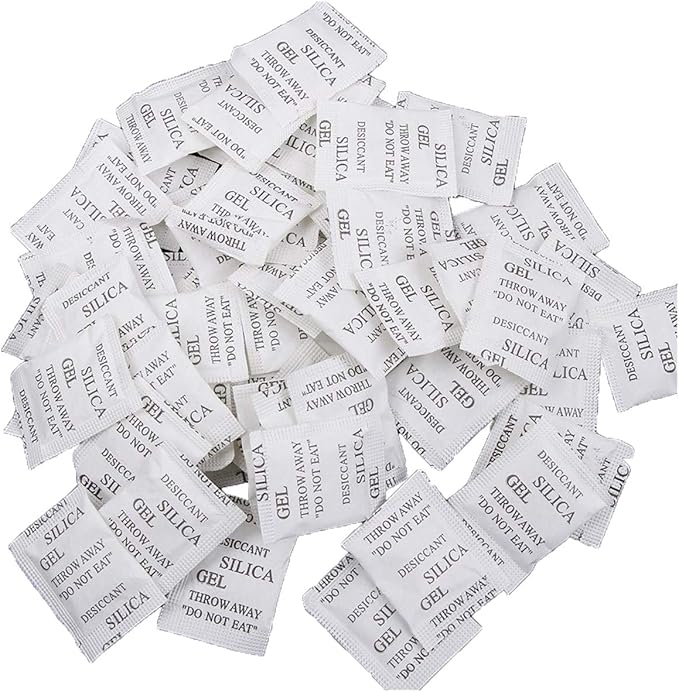 50 Pack Silica Gel Desiccant Moisture Absorber Dehumidifier by Cozylkx