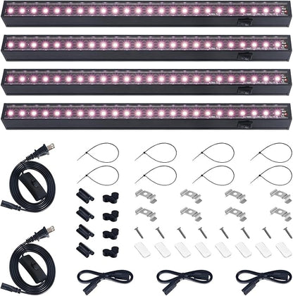 Barrina 1ft Grow Lights for Indoor Plants Full Spectrum, LED Grow Lamp by Barrina
