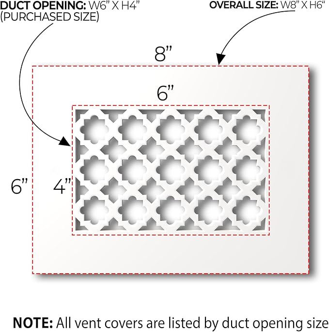 SABA Home Decor Air Vent Cover Grille - Image 2