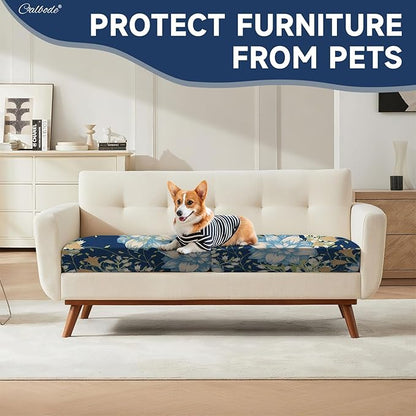 8Pcs Stretch Patio Cushion Cover, Printed Couch & Sofa Slipcovers - Image 7