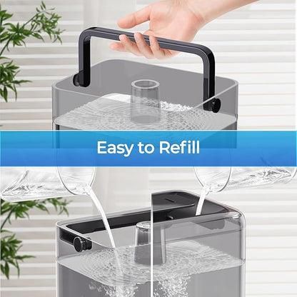 CHIVALZ Humidifiers for Bedroom, 6L Cool Mist Humidifiers for Baby Nursery - Image 6