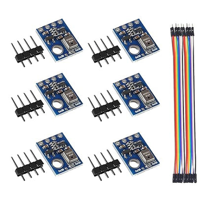 DIANN 6pcs AHT10 Temperature and Humidity Sensor Module High Precision I2C by DIANN