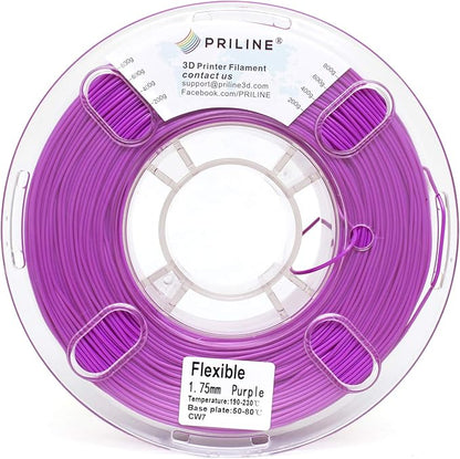 TPU Filament，PRILINE 98A TPU Flexible Soft 3D Printer Filament，1KG 1.75mm Spool - Image 4