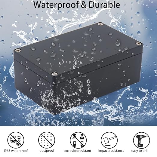 Junction box, Raculety Electrical Project Case Power Junction Box, Project Box - Image 6