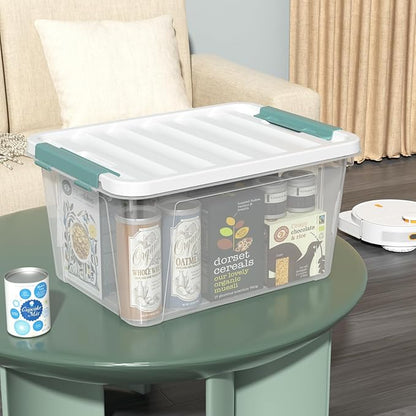 20 Quart Plastic Latching Storage Boxes - Image 5