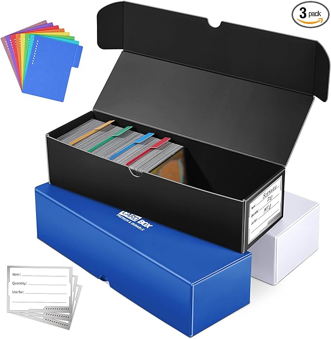Trading Card Storage Box, Card Organizer by Fabmaker